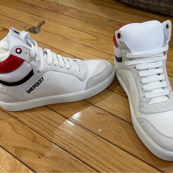 Brand New! Authentic Burberry Hi top sneaker. - Picture 6 of 11